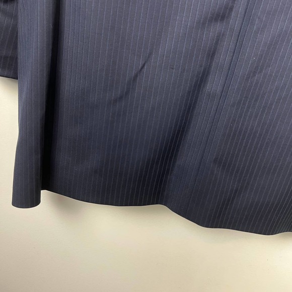 Jack Victor Venice Navy Blue Pinstripe Suit 2-Pc Wool Jacket 44L & Pants 38L - Picture 12 of 13